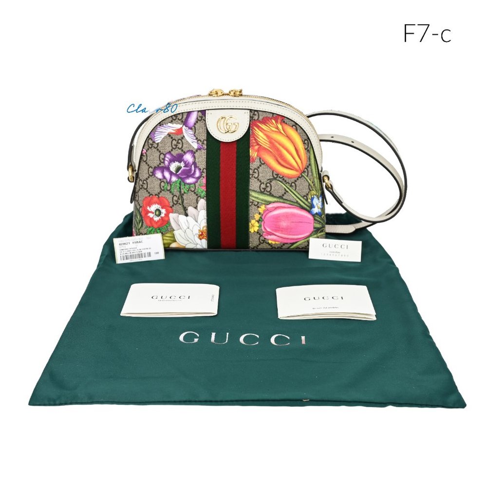 Gucci 499621 Ophidia Flora Shoulder Bag - Picture 5 of 10